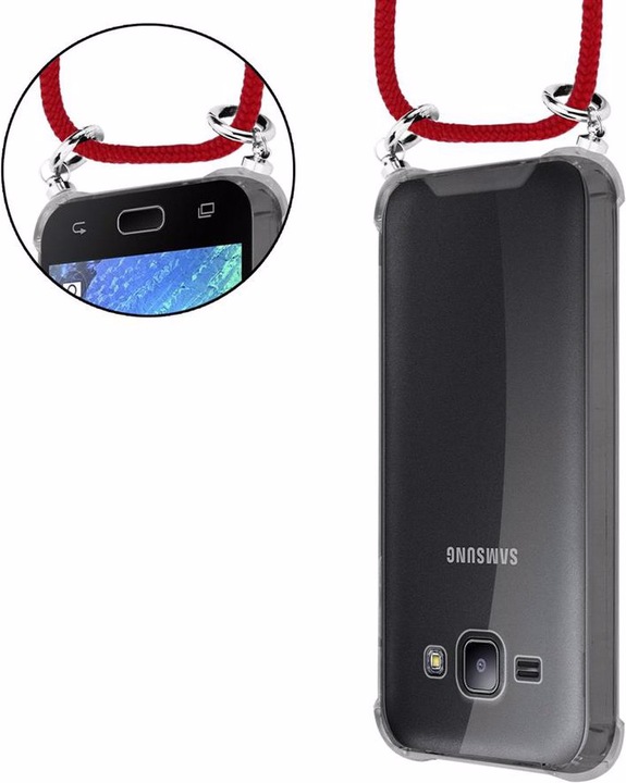 Produktbild Cadorabo TPU Handy Kette SILBER Cover