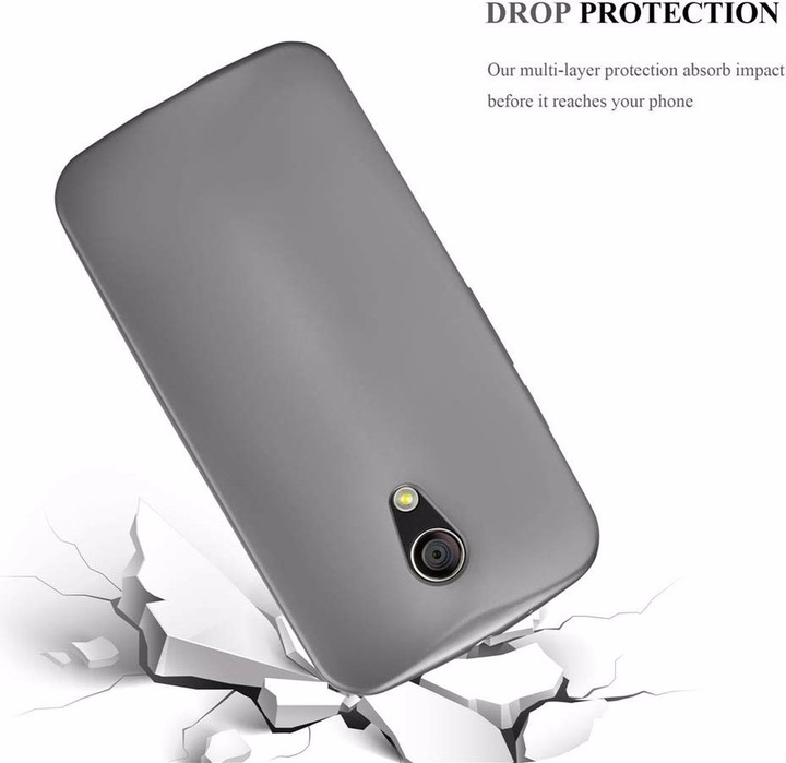 Produktbild Cadorabo TPU Matt Metallic Cover (Motorola Moto G2 (2nd Gen))