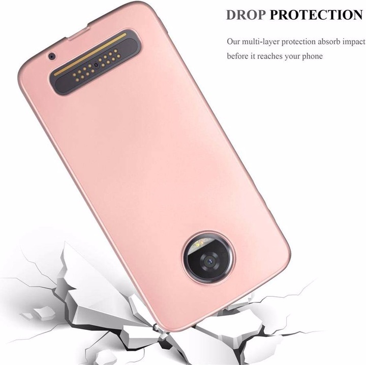 Produktbild Cadorabo TPU Matt Metallic Cover (Motorola Moto Z2)
