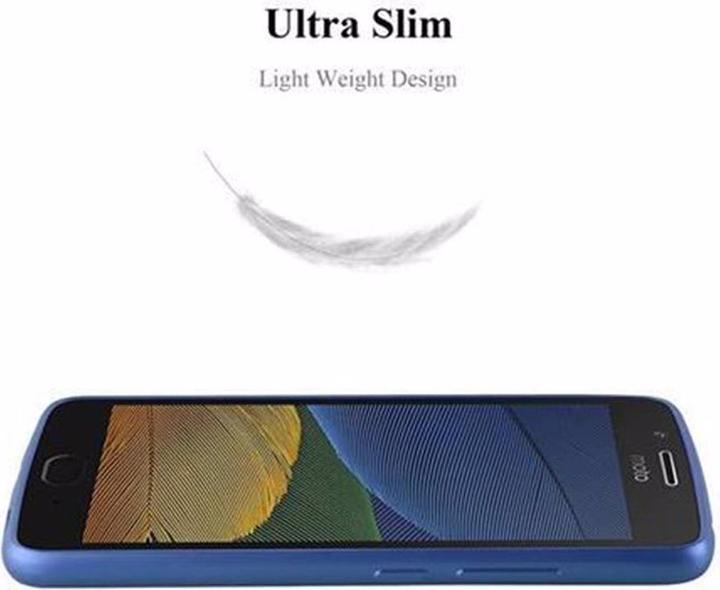 Actual product image Cadorabo TPU Matt Metallic Cover (Motorola Moto G5)