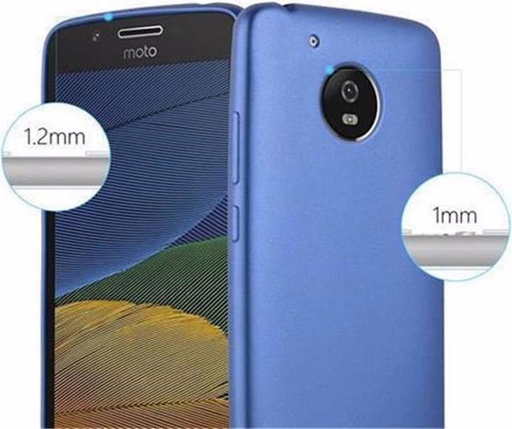 Actual product image Cadorabo TPU Matt Metallic Cover (Motorola Moto G5)