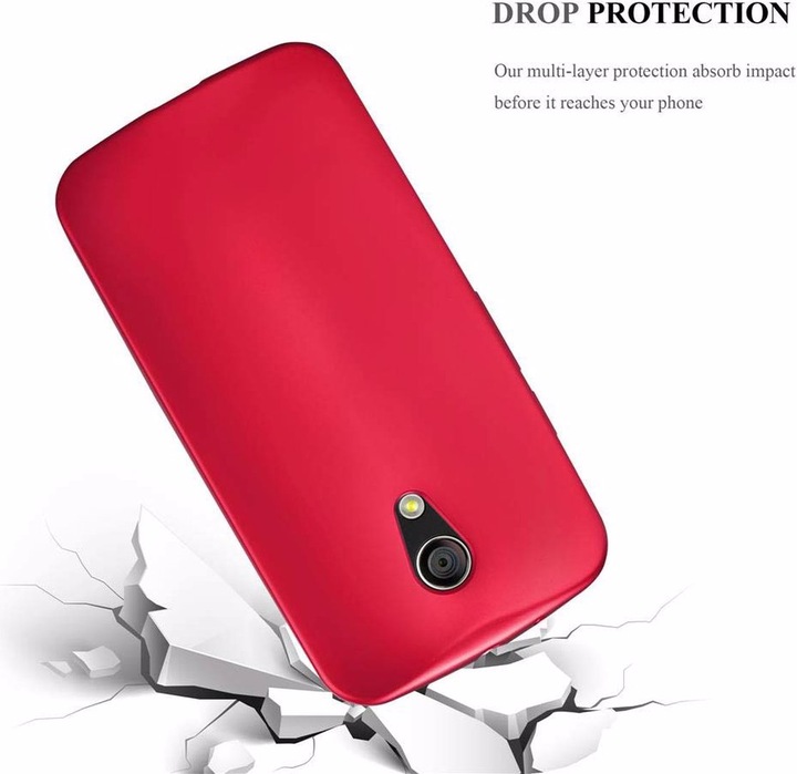 Produktbild Cadorabo TPU Matt Metallic Cover (Motorola Moto G2 (2nd Gen))