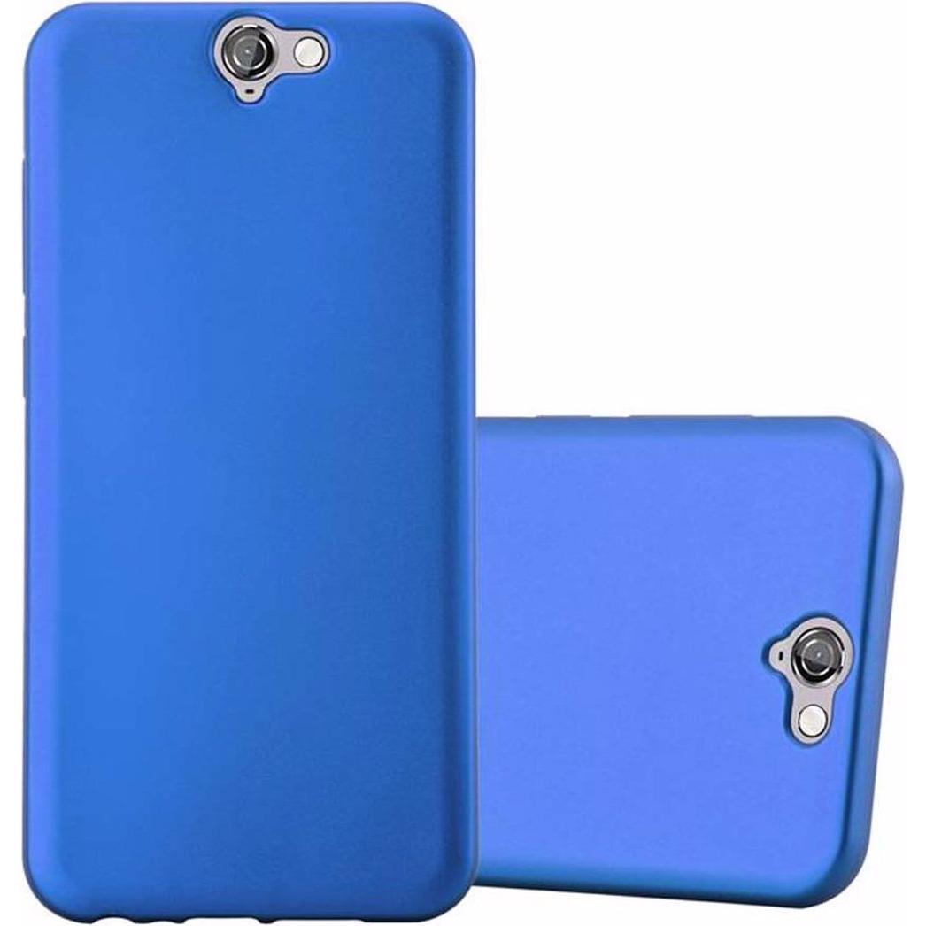 Thumbnail - Cadorabo TPU Matt Metallic Cover (HTC One A9), Smartphone Hülle, Blau