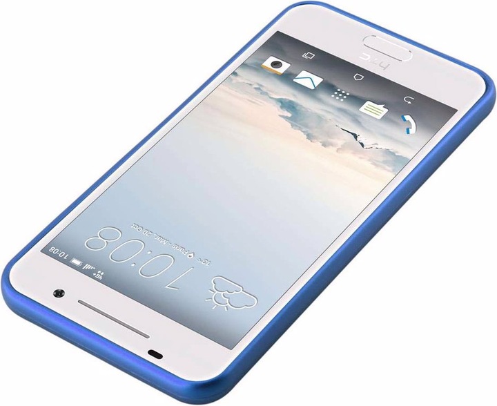 Actual product image Cadorabo TPU Matt Metallic Cover (HTC One A9)