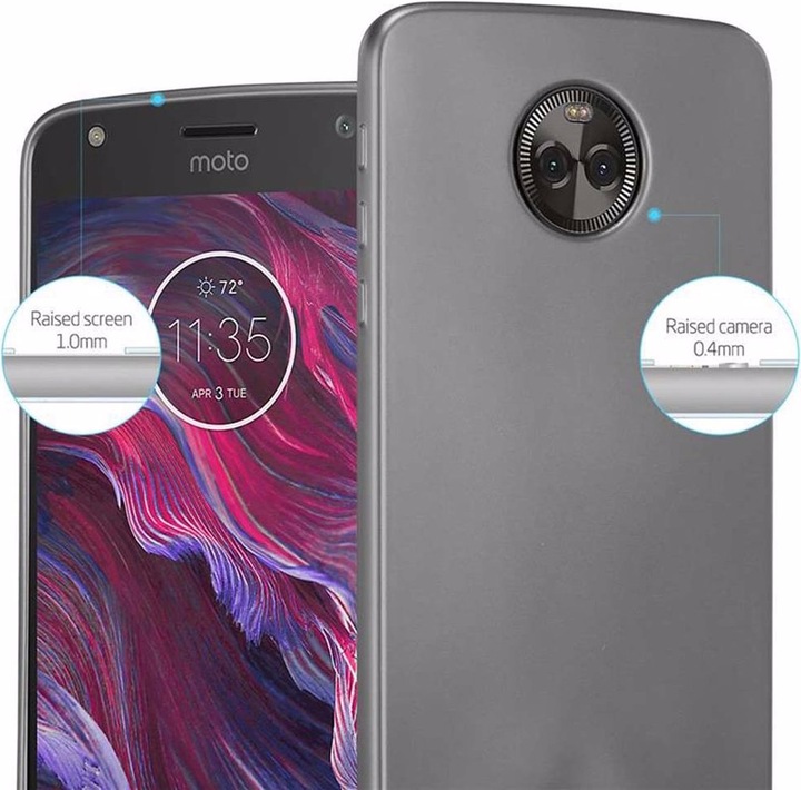 Produktbild Cadorabo TPU Matt Metallic Cover (Motorola Moto Z)