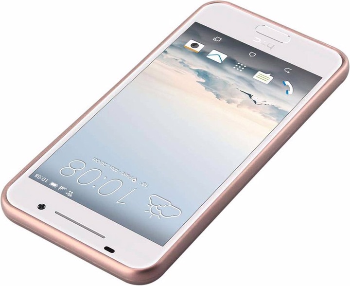 Produktbild Cadorabo TPU Matt Metallic Cover (HTC One A9)