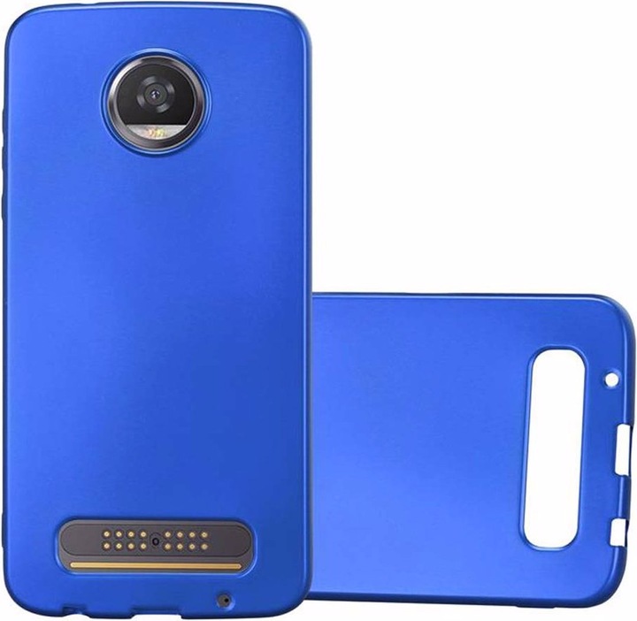 Actual product image Cadorabo TPU Matt Metallic Cover (Motorola Moto Z2 Play, Motorola Moto Z2 Force)