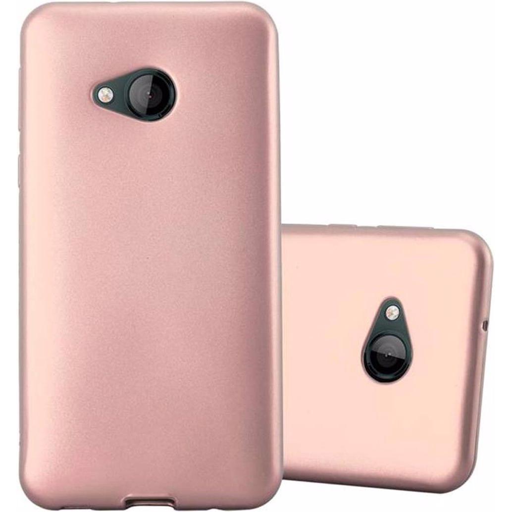 Cadorabo TPU Matt Metallic Cover (HTC U Play), Smartphone Hülle, Rosa