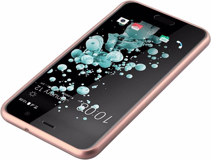 Actual product image Cadorabo TPU Matt Metallic Cover (HTC U Play)