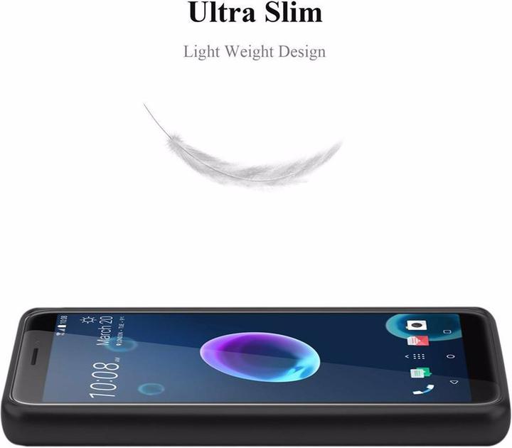 Image du produit Cadorabo Couverture métallique mate TPU (HTC Desire 12)