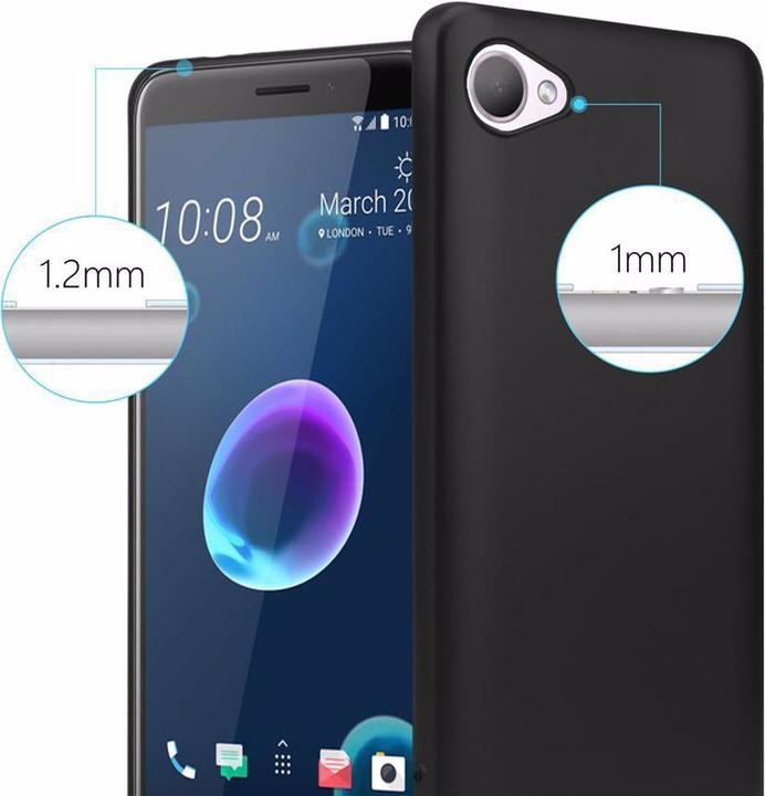 Image du produit Cadorabo Couverture métallique mate TPU (HTC Desire 12)