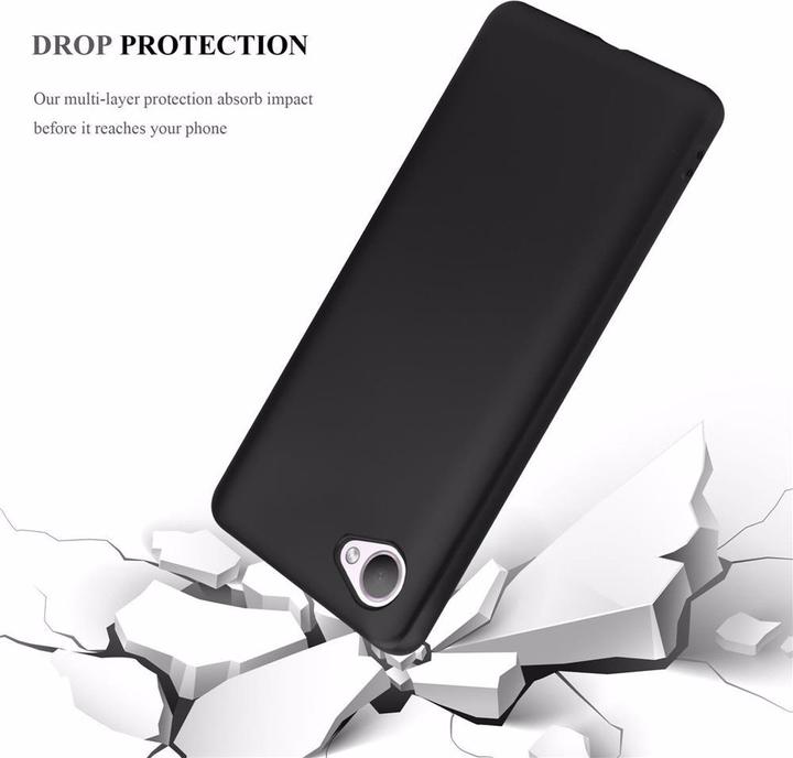 Image du produit Cadorabo Couverture métallique mate TPU (HTC Desire 12)