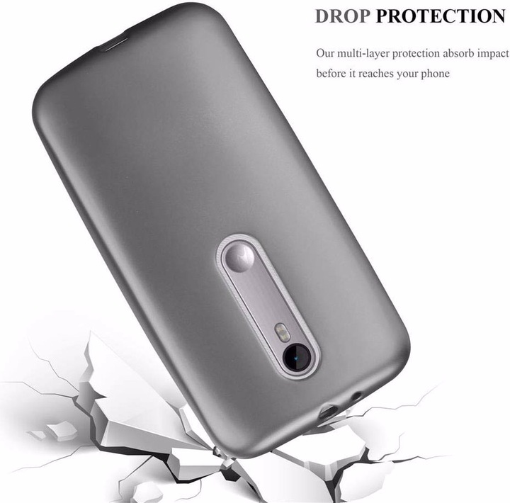 Produktbild Cadorabo TPU Matt Metallic Cover (Motorola Moto G3)