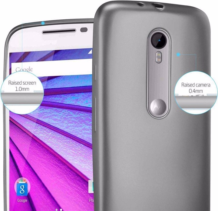 Produktbild Cadorabo TPU Matt Metallic Cover (Motorola Moto G3)