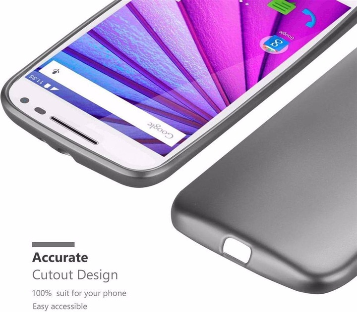 Produktbild Cadorabo TPU Matt Metallic Cover (Motorola Moto G3)