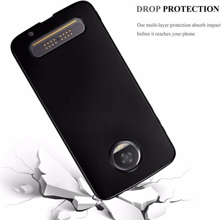 Image du produit Cadorabo Couverture métallique mate TPU (Motorola Moto Z2)