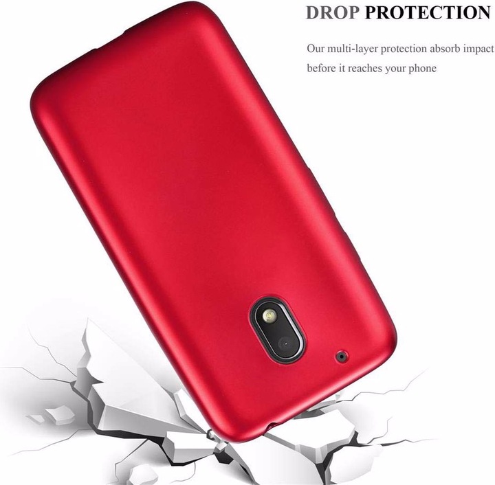 Image du produit Cadorabo Couverture métallique mate TPU (Motorola Moto G4 Play)