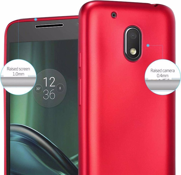 Image du produit Cadorabo Couverture métallique mate TPU (Motorola Moto G4 Play)