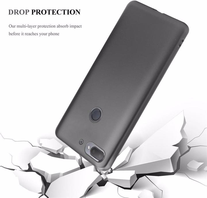 Image du produit Cadorabo Couverture métallique mate TPU (HTC Desire 12+)