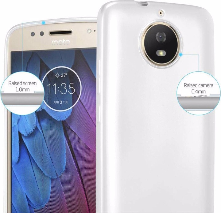 Produktbild Cadorabo TPU Matt Metallic Cover (Motorola Moto G5S)