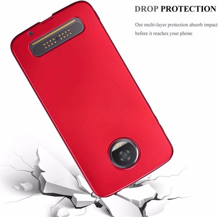 Image du produit Cadorabo Couverture métallique mate TPU (Motorola Moto Z2)