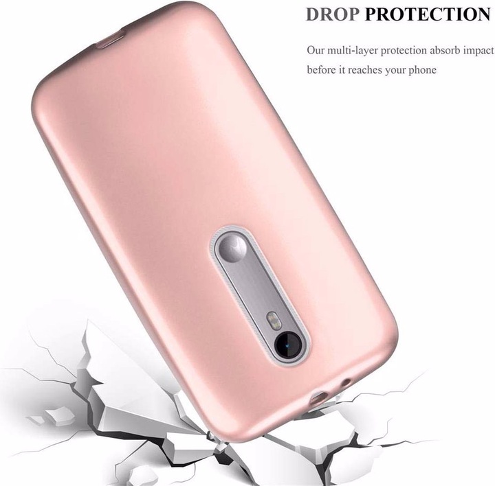 Produktbild Cadorabo TPU Matt Metallic Cover (Motorola Moto G3)