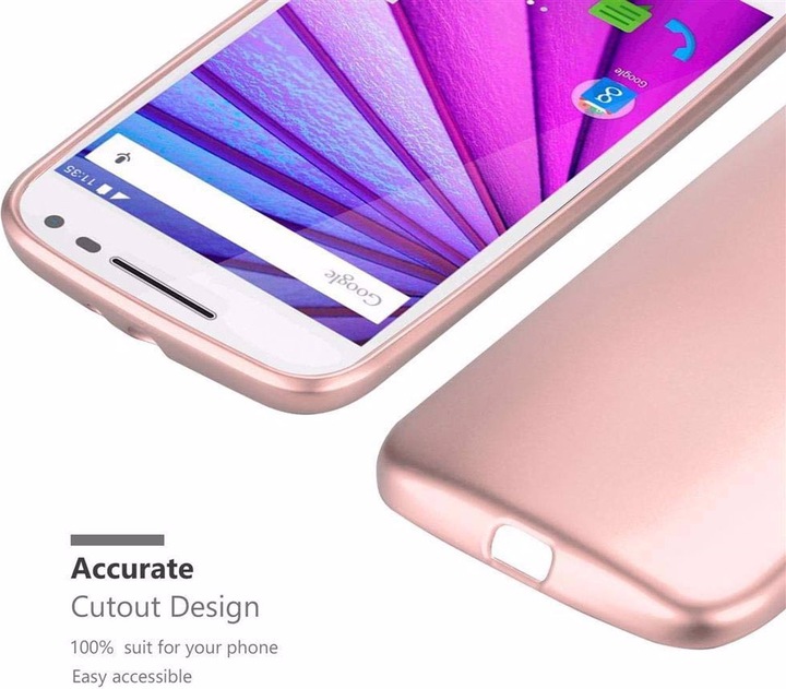 Produktbild Cadorabo TPU Matt Metallic Cover (Motorola Moto G3)
