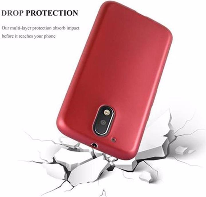 Produktbild Cadorabo TPU Matt Metallic Cover (Motorola Moto G4 Plus, Motorola Moto G4)