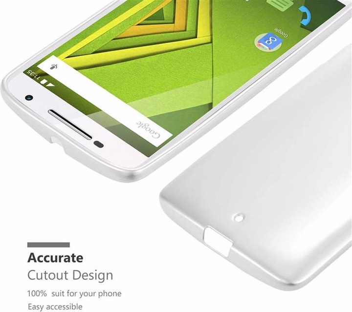 Produktbild Cadorabo TPU Matt Metallic Cover (Motorola Moto X Play)