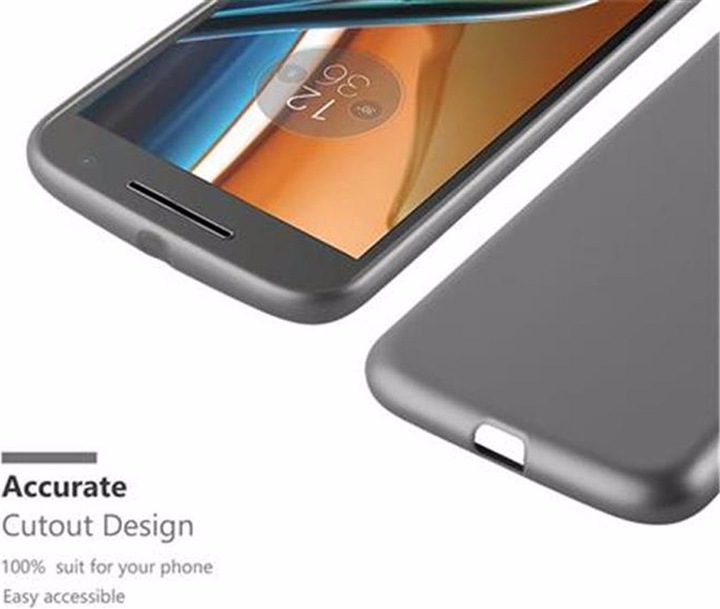 Produktbild Cadorabo TPU Matt Metallic Cover (Motorola Moto G4, Motorola Moto G4 Plus)
