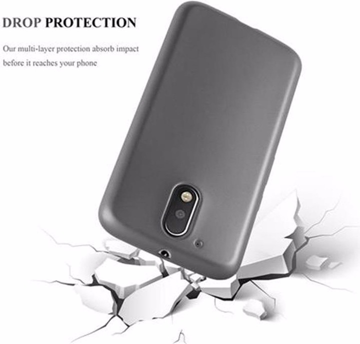 Produktbild Cadorabo TPU Matt Metallic Cover (Motorola Moto G4, Motorola Moto G4 Plus)