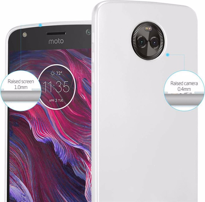 Produktbild Cadorabo TPU Matt Metallic Cover (Motorola Moto Z)