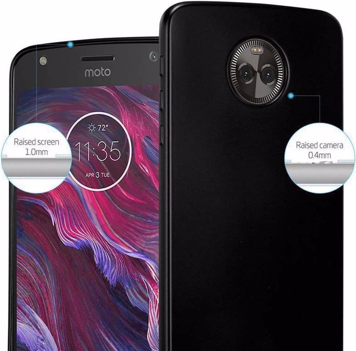 Produktbild Cadorabo TPU Matt Metallic Cover (Motorola Moto X4)