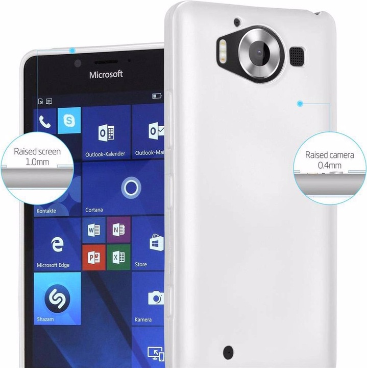 Produktbild Cadorabo TPU Matt Metallic Cover (Nokia Lumia 950 XL)
