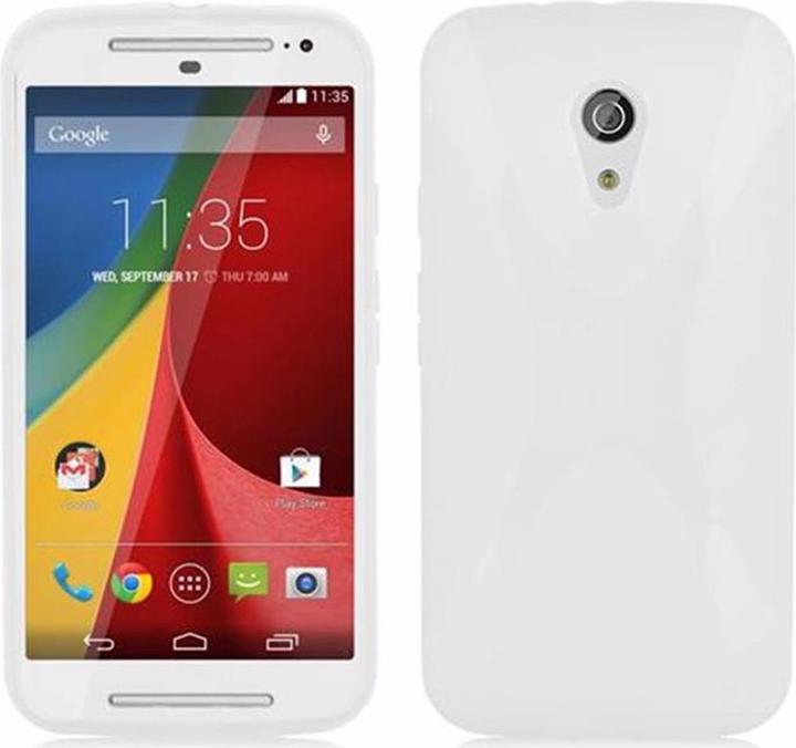 Produktbild Cadorabo TPU X-Line Cover (Motorola Moto G2 (2nd Gen))