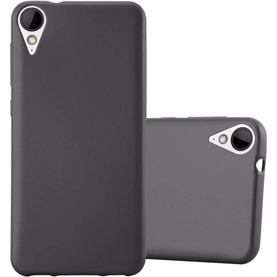 Cadorabo TPU Matt Metallic Cover (HTC Desire 10 Lifestyle, HTC Desire 825), Smartphone Hülle, Grau
