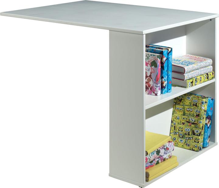 Vipack Pino Bureau/Lit Mezzanine Blanc