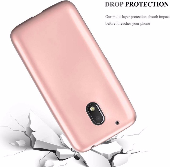Produktbild Cadorabo TPU Matt Metallic Cover (Motorola Moto G4 Play)