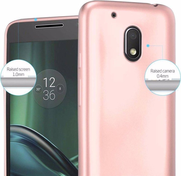 Produktbild Cadorabo TPU Matt Metallic Cover (Motorola Moto G4 Play)
