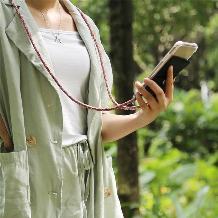 Produktbild Cadorabo TPU Handy Kette SILBER Cover