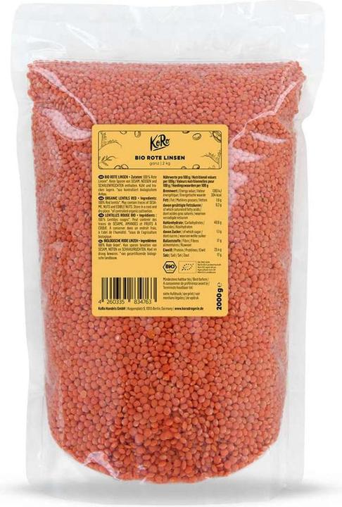 Produktbild KoRo Bio rote Linsen (2000 g)