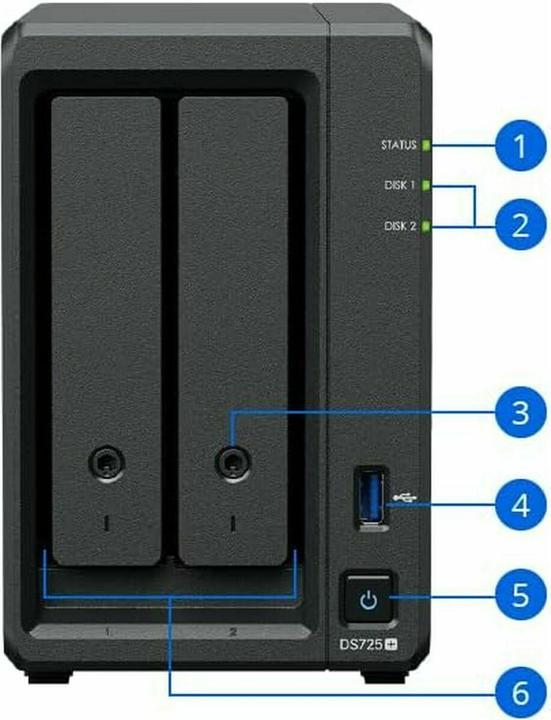 Produktbild Synology DS725+ (0 TB)