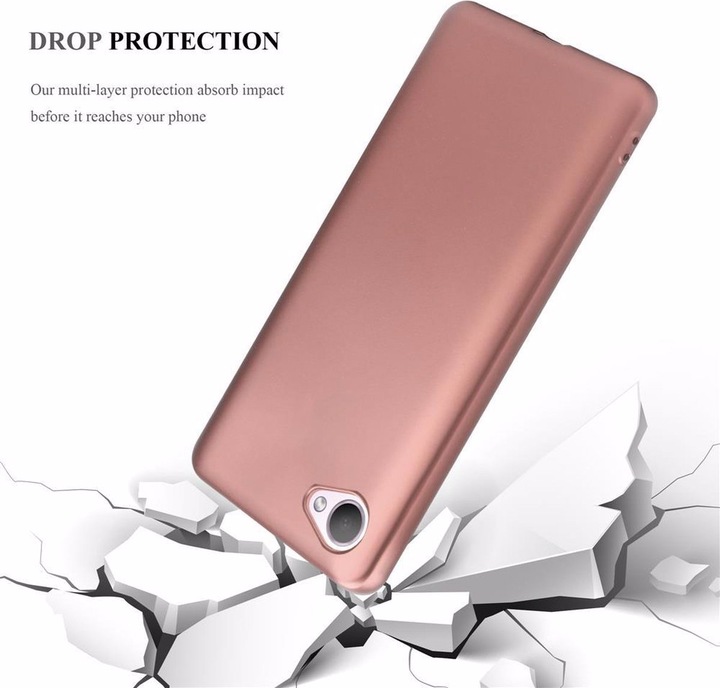 Produktbild Cadorabo TPU Matt Metallic Cover (HTC Desire 12)