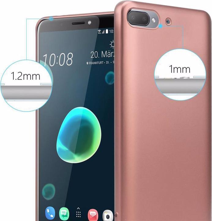 Produktbild Cadorabo TPU Matt Metallic Cover (HTC Desire 12+)