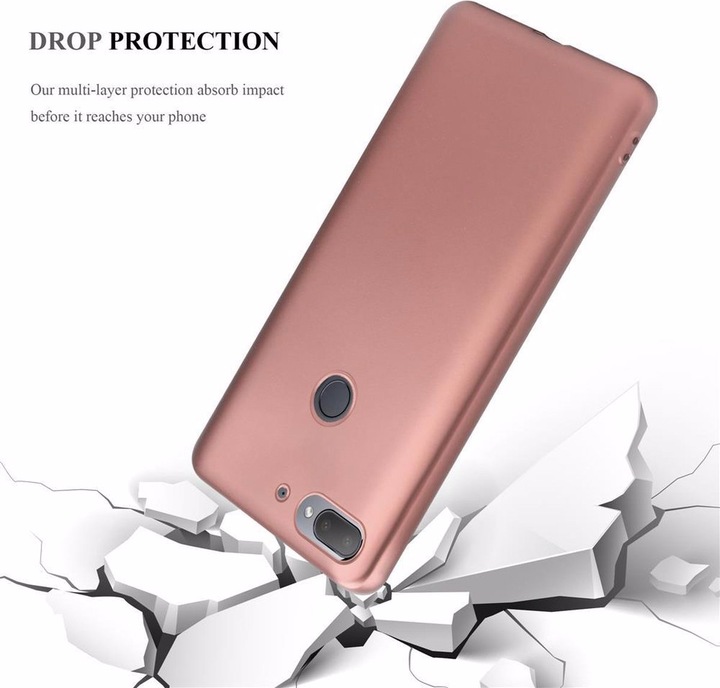 Produktbild Cadorabo TPU Matt Metallic Cover (HTC Desire 12+)