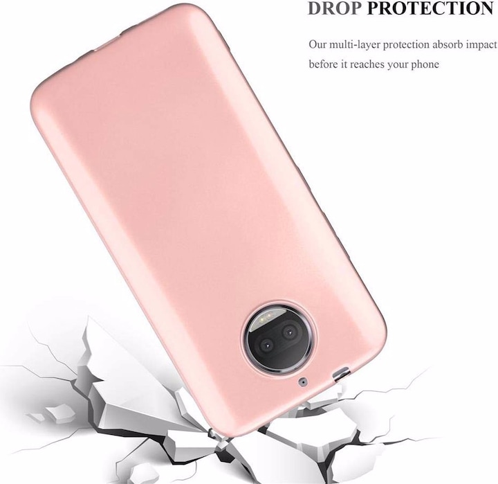 Produktbild Cadorabo TPU Matt Metallic Cover (Motorola Moto G5S Plus)