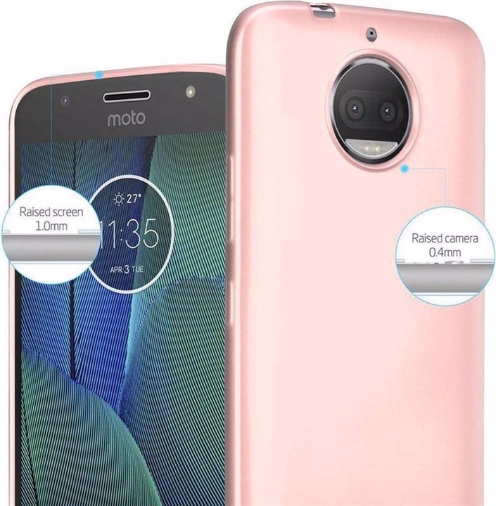 Produktbild Cadorabo TPU Matt Metallic Cover (Motorola Moto G5S Plus)
