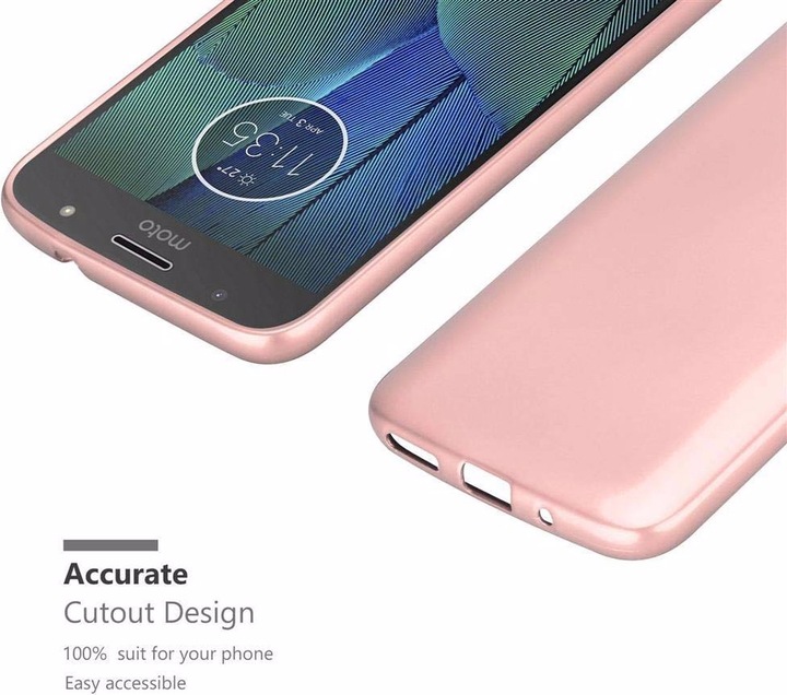 Produktbild Cadorabo TPU Matt Metallic Cover (Motorola Moto G5S Plus)