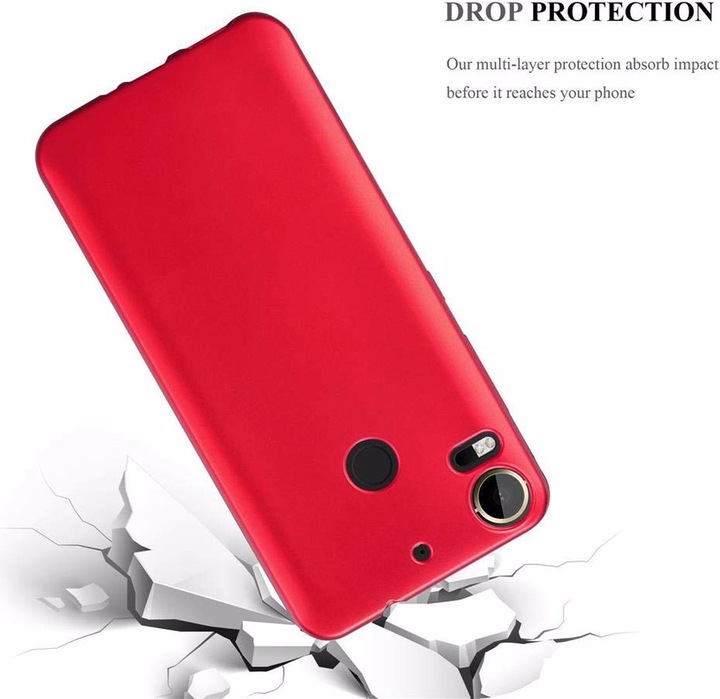 Produktbild Cadorabo TPU Matt Metallic Cover (HTC Desire 10 Pro)