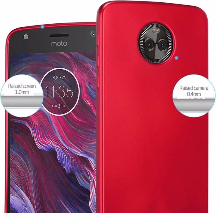 Produktbild Cadorabo TPU Matt Metallic Cover (Motorola Moto Z)